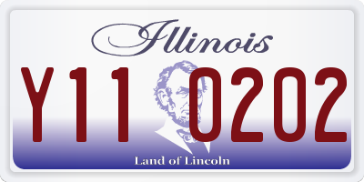 IL license plate Y110202