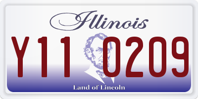 IL license plate Y110209