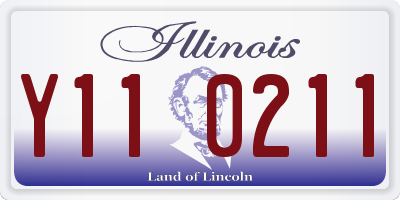 IL license plate Y110211