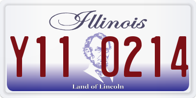IL license plate Y110214