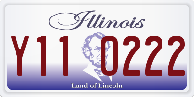 IL license plate Y110222