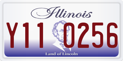 IL license plate Y110256