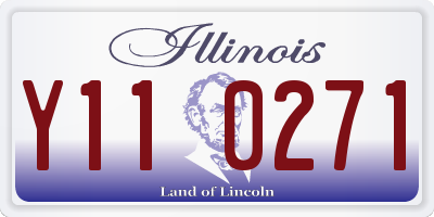 IL license plate Y110271