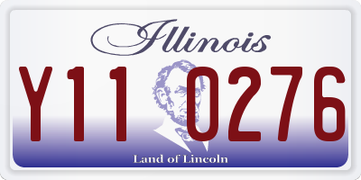 IL license plate Y110276