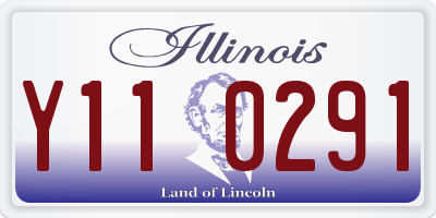 IL license plate Y110291