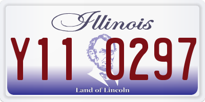 IL license plate Y110297