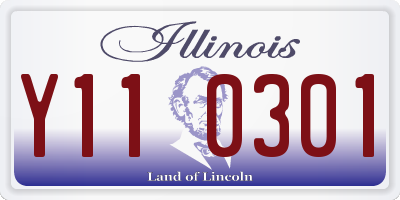 IL license plate Y110301