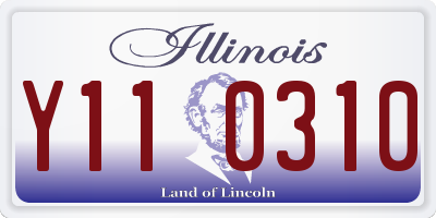 IL license plate Y110310