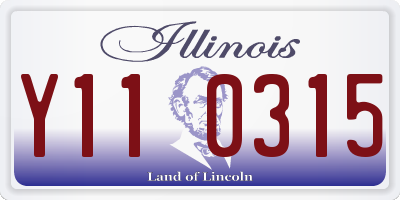 IL license plate Y110315