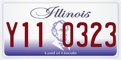 IL license plate Y110323