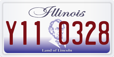 IL license plate Y110328