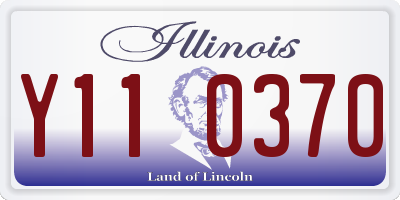 IL license plate Y110370