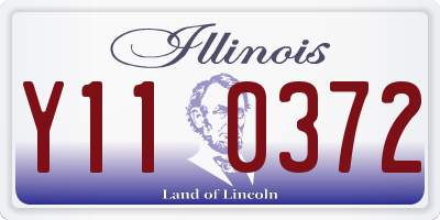IL license plate Y110372