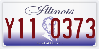 IL license plate Y110373