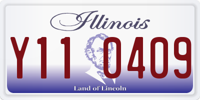 IL license plate Y110409