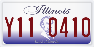 IL license plate Y110410