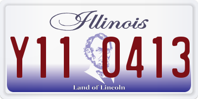 IL license plate Y110413