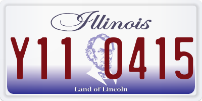 IL license plate Y110415