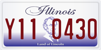 IL license plate Y110430
