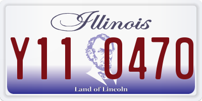 IL license plate Y110470