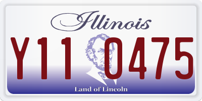 IL license plate Y110475