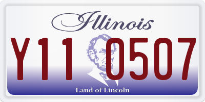 IL license plate Y110507