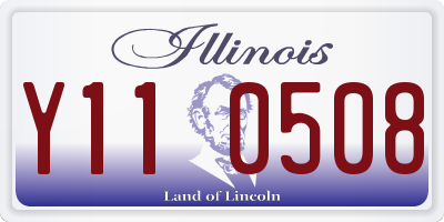 IL license plate Y110508