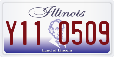 IL license plate Y110509