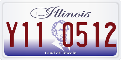 IL license plate Y110512