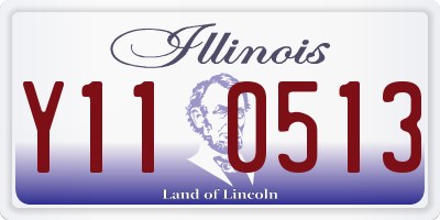 IL license plate Y110513