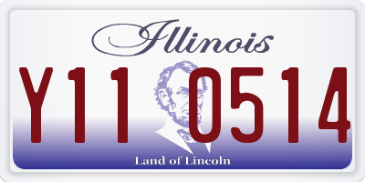 IL license plate Y110514