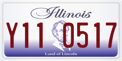 IL license plate Y110517