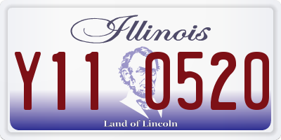 IL license plate Y110520