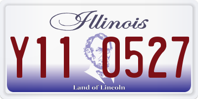 IL license plate Y110527