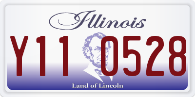 IL license plate Y110528