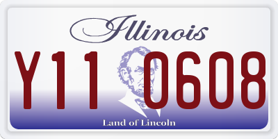 IL license plate Y110608