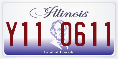 IL license plate Y110611