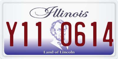 IL license plate Y110614