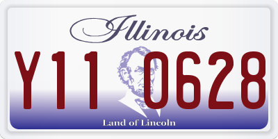 IL license plate Y110628