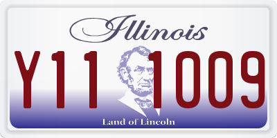 IL license plate Y111009