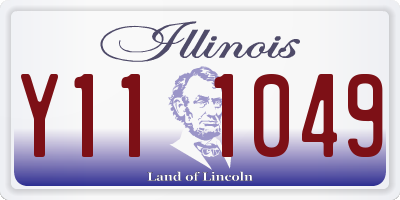 IL license plate Y111049