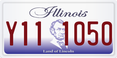 IL license plate Y111050
