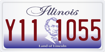 IL license plate Y111055
