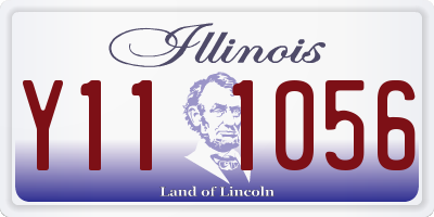 IL license plate Y111056