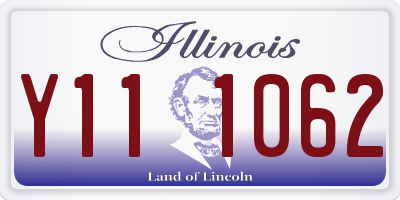 IL license plate Y111062