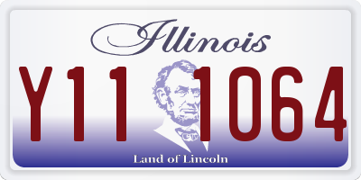 IL license plate Y111064