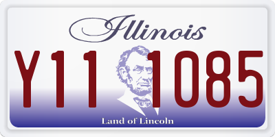 IL license plate Y111085
