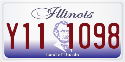 IL license plate Y111098
