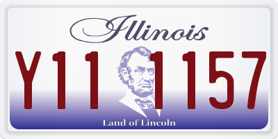 IL license plate Y111157