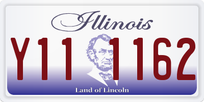 IL license plate Y111162